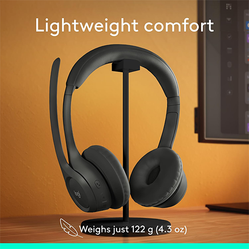 უკაბელო Bluetooth ყურსასმენი - Logitech Zone 300 Black WL BT