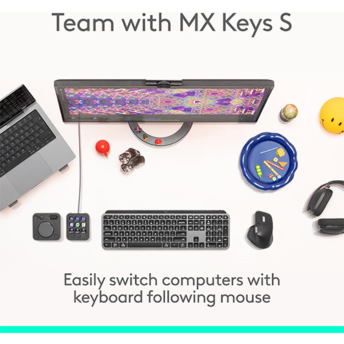 უკაბელო ტენვადი Bluetooth მაუსი - Logitech MX Master 4 Performance Graphite Rechargeable WL BT