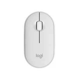 უკაბელო Bluetooth მაუსი - Logitech M350S Pebble White BT
