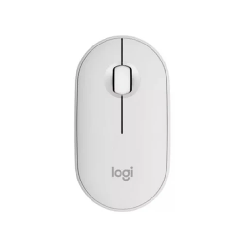 უკაბელო Bluetooth მაუსი - Logitech M350S Pebble White BT