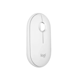 უკაბელო Bluetooth მაუსი - Logitech M350S Pebble White BT