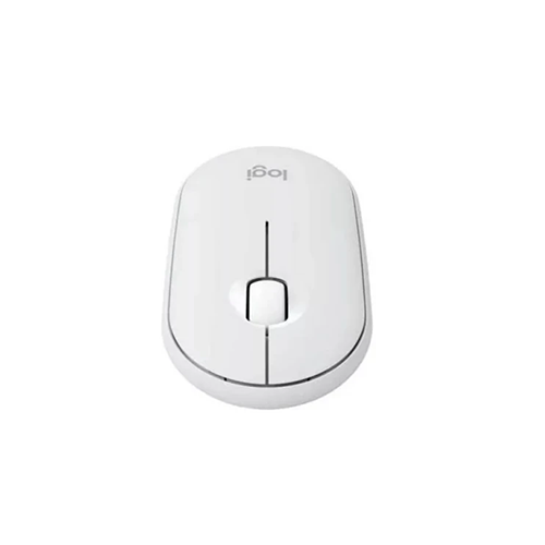 უკაბელო Bluetooth მაუსი - Logitech M350S Pebble White BT