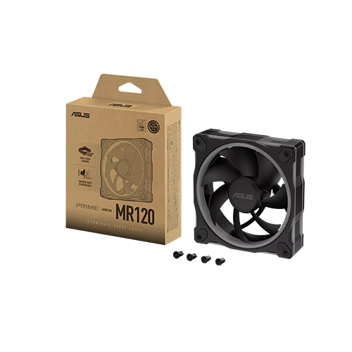 ქეისის გაგრილება - Asus Prime MR120 120 mm ARGB Black