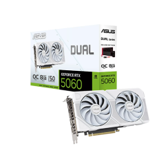 ვიდეობარათი - Asus RTX 5060 8 GB Dual Oc White
