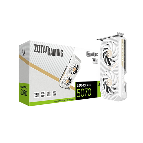 ვიდეობარათი - Zotac RTX 5070 12 GB Twin Edge Oc White