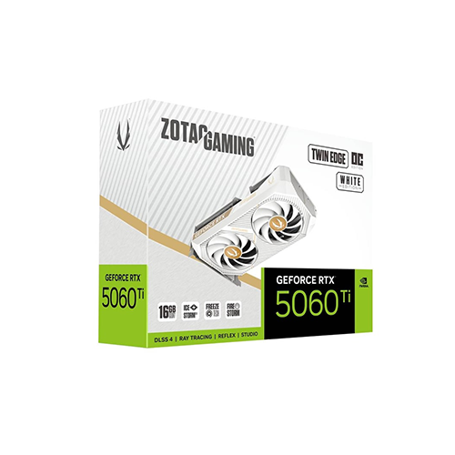ვიდეობარათი - Zotac RTX 5060 Ti 16 GB Twin Edge Oc White