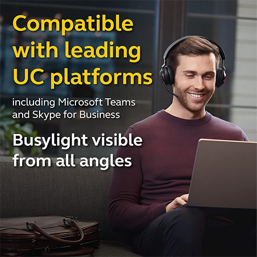 უკაბელო Bluetooth ყურსასმენი - Jabra Evolve2 65 BT