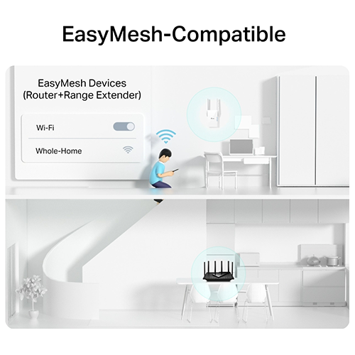 Wi-Fi გამაძლიერებელი - TP-Link RE505X AX1500 Wi-Fi 6