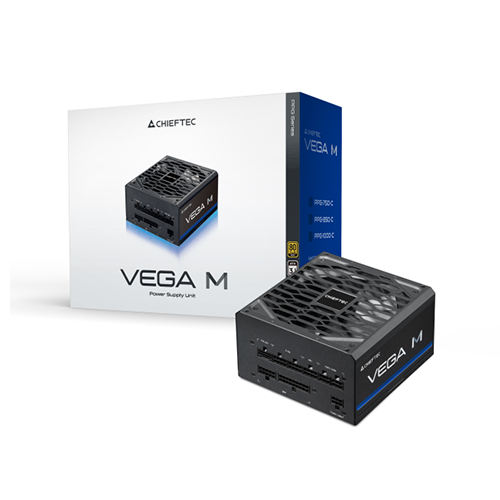 კვების ბლოკი - Chieftec Vega M 750 Watt 80 Plus Gold Full Modular