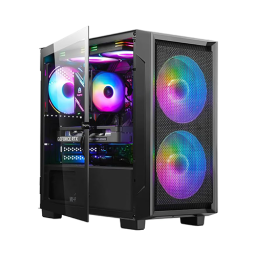 ქეისი - Segotep Gremlin 1 Black - 4x120 Fan LED