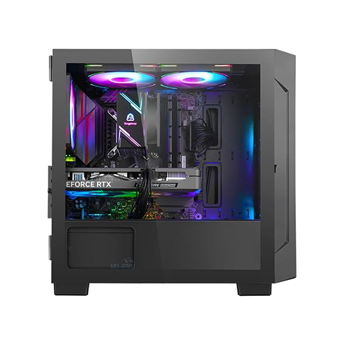 ქეისი - Segotep Gremlin 1 Black - 4x120 Fan LED