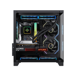 ქეისი - Segotop U502 Black - 3x120 Fan ARGB