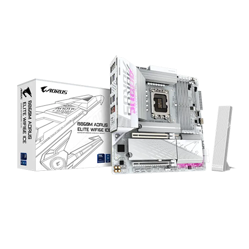 დედაბარათი - Gigabyte B860M Aorus Elite Ice Wi-Fi 6E DDR5