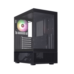 ქეისი - 1ST Player Miku Mi7-A Black - 3x120 Fan ARGB