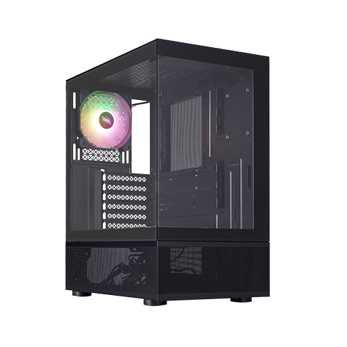 ქეისი - 1ST Player Miku Mi7-A Black - 3x120 Fan ARGB