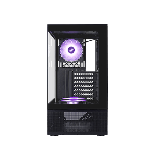 ქეისი - 1ST Player Miku Mi7-A Black - 3x120 Fan ARGB