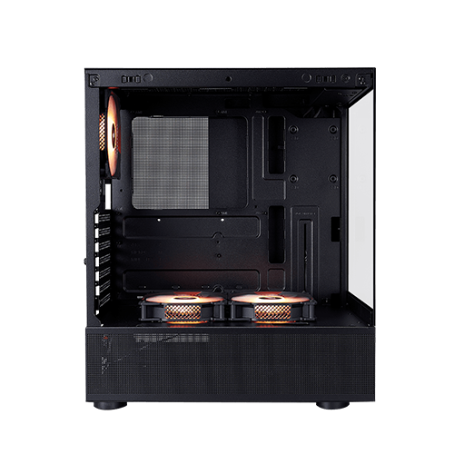 ქეისი - 1ST Player Miku Mi7-A Black - 3x120 Fan ARGB