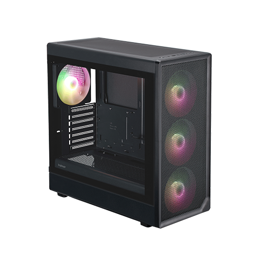 ქეისი - 1ST Player AU8 Black - 4x140 Fan ARGB