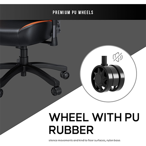 კომპიუტერის სკამი - AndaSeat Luna L Size Black-Orange