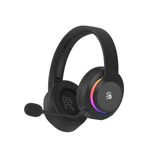 უკაბელო Bluetooth ყურსასმენი - A4Tech Bloody GR520 RGB Black WL BT