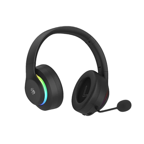უკაბელო Bluetooth ყურსასმენი - A4Tech Bloody GR520 RGB Black WL BT