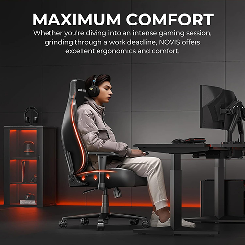 კომპიუტერის სკამი - AndaSeat Novis XL Size Black