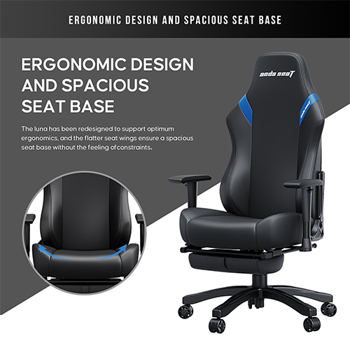 კომპიუტერის სკამი - AndaSeat Luna Pro L Size Black