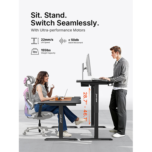 კომპიუტერის მაგიდა - AndaSeat Xtreme E With Electric Height Adjustment 140x73 Black