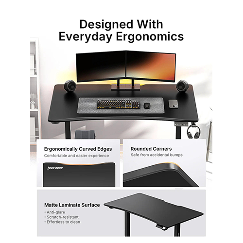 კომპიუტერის მაგიდა - AndaSeat Xtreme E With Electric Height Adjustment 140x73 Black