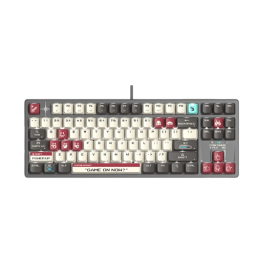 მექანიკური კლავიატურა - A4Tech Bloody S87 Pixels Red