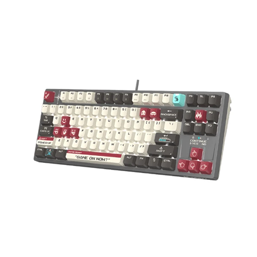 მექანიკური კლავიატურა - A4Tech Bloody S87 Pixels Red