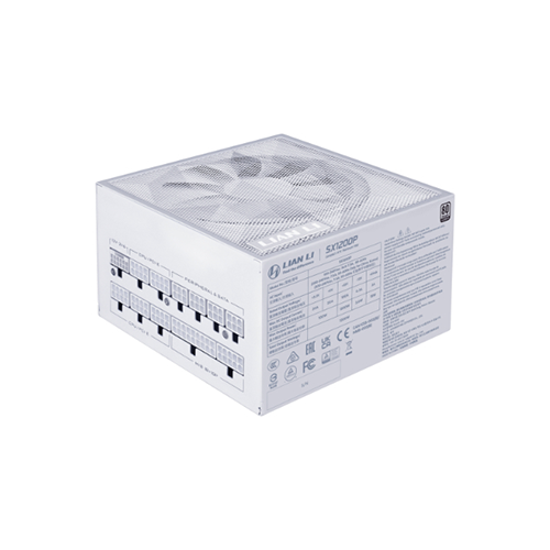 კვების ბლოკი - Lian Li SX0850P 850 Watt 80 Plus Platinum Full Modular White