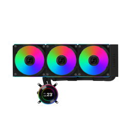 პროცესორის წყლის გაგრილება - Lian Li HydroShift II 360CL LCD-C 360 mm ARGB Black