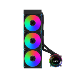 პროცესორის წყლის გაგრილება - Lian Li HydroShift II 360CL LCD-C 360 mm ARGB Black