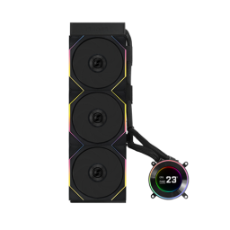 პროცესორის წყლის გაგრილება - Lian Li HydroShift II 360TL LCD-C 360 mm Black