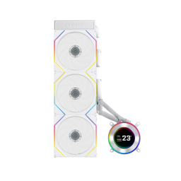 პროცესორის წყლის გაგრილება - Lian Li HydroShift II 360TL LCD-C 360 mm White
