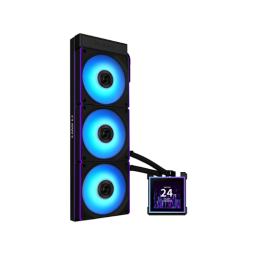 პროცესორის წყლის გაგრილება - Lian Li HydroShift II 360CL LCD-S 360 mm ARGB Black