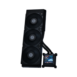 პროცესორის წყლის გაგრილება - Lian Li HydroShift LCD 360 mm Black