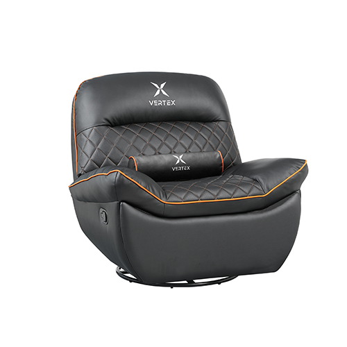 კომპიუტერის სკამი - Vertex Throne Black-Orange PVC
