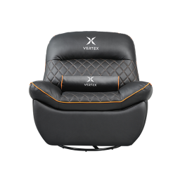 კომპიუტერის სკამი - Vertex Throne Black-Orange PVC