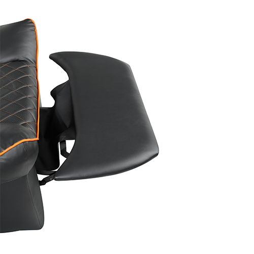 კომპიუტერის სკამი - Vertex Throne Black-Orange PVC