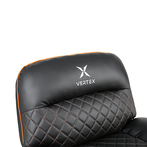 კომპიუტერის სკამი - Vertex Throne Black-Orange PVC