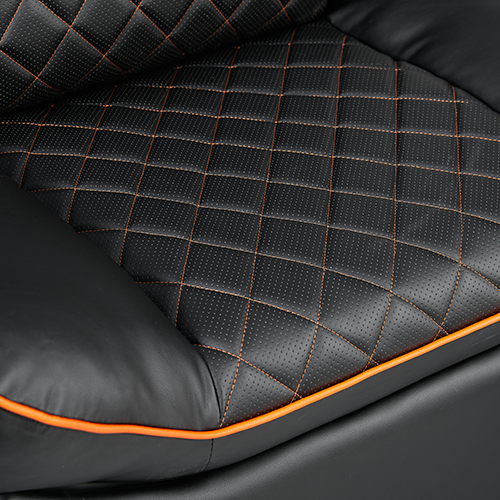 კომპიუტერის სკამი - Vertex Throne Black-Orange PVC