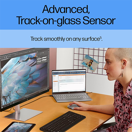 უკაბელო მაუსი - Hp Creator 930 Silver WL