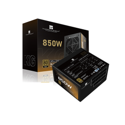 კვების ბლოკი - Thermal Right KG-850 850 Watt 80 Plus Gold Full Modular Black