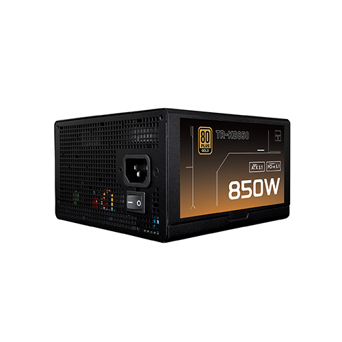 კვების ბლოკი - Thermal Right KG-850 850 Watt 80 Plus Gold Full Modular Black