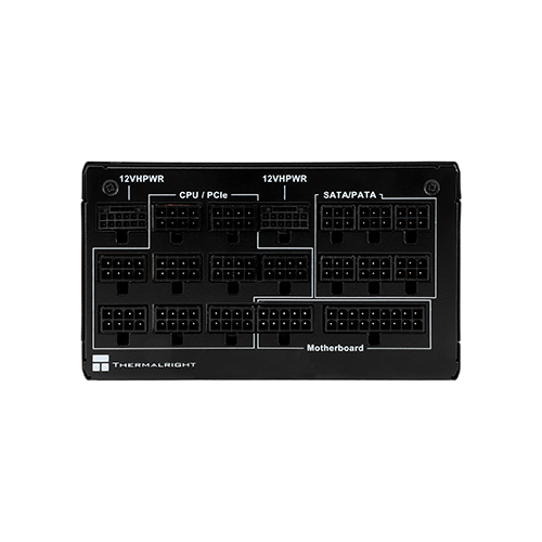 კვების ბლოკი - Thermal Right TG-1650 1650 Watt 80 Plus Gold Full Modular Black