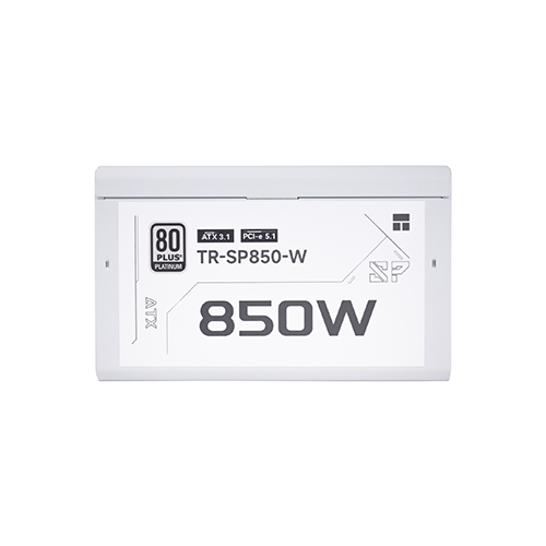 კვების ბლოკი - Thermal Right SP-850 850 Watt 80 Plus Platinum Full Modular White