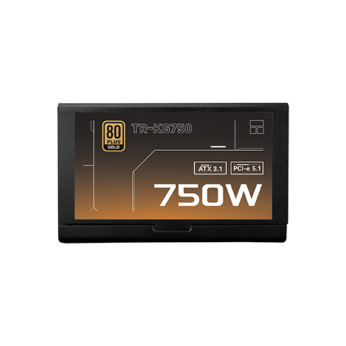კვების ბლოკი - Thermal Right KG-750 750 Watt 80 Plus Gold Full Modular Black