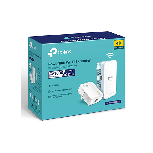 Wi-Fi გამაძლიერებელი - TP-Link TL-WPA7517 Kit AV1000 AC1200
